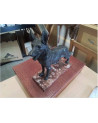 STATUE BERGER ALLEMAND REGULE S MARBRE