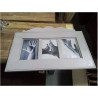 CADRE TRIPLE PEINT BEIGE 
