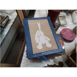 PEINTURE LAPIN PELUCHE