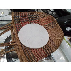 PLAQUE RONDE BISCUIT FEMME...