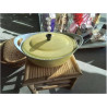 COCOTTE JAUNE ÉMAILLÉE 