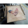 PEINTURE COQ ARTISTE PEINTRE