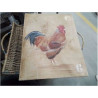 PEINTURE COQ ARTISTE PEINTRE