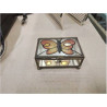 BOITE VERRE ET LAITON DECO PAPILLON