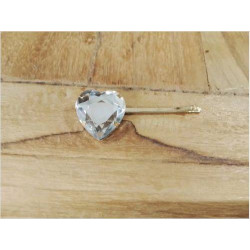 BROCHE CŒUR À FACETTES 