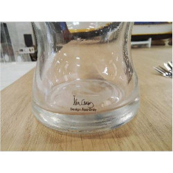 VASE VERRE DESIGN ASA GRAY