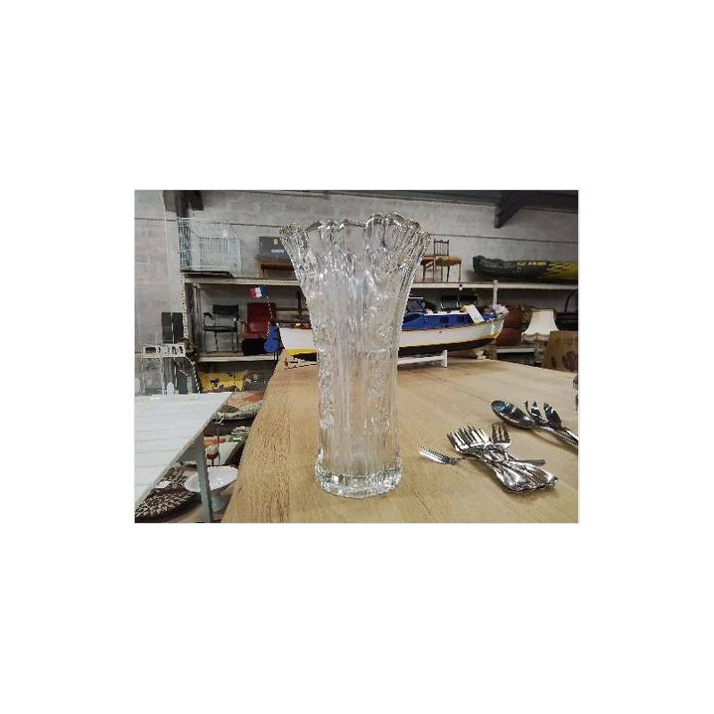 VASE VERRE DÉCO FLEURS 