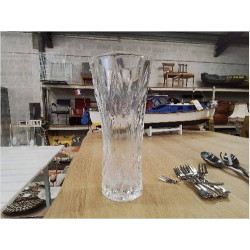 VASE VERRE CISELÉ MM