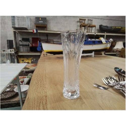 VASE VERRE CISELÉ PM