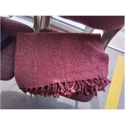 PLAID TISSU FRANGES 