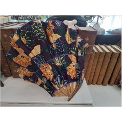 EVENTAIL TISSU ASIATIQUE