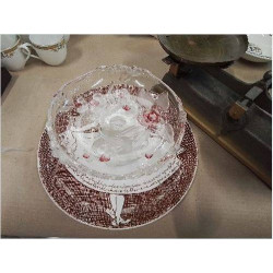 COUPE VERRE PRESSÉ FLEURS