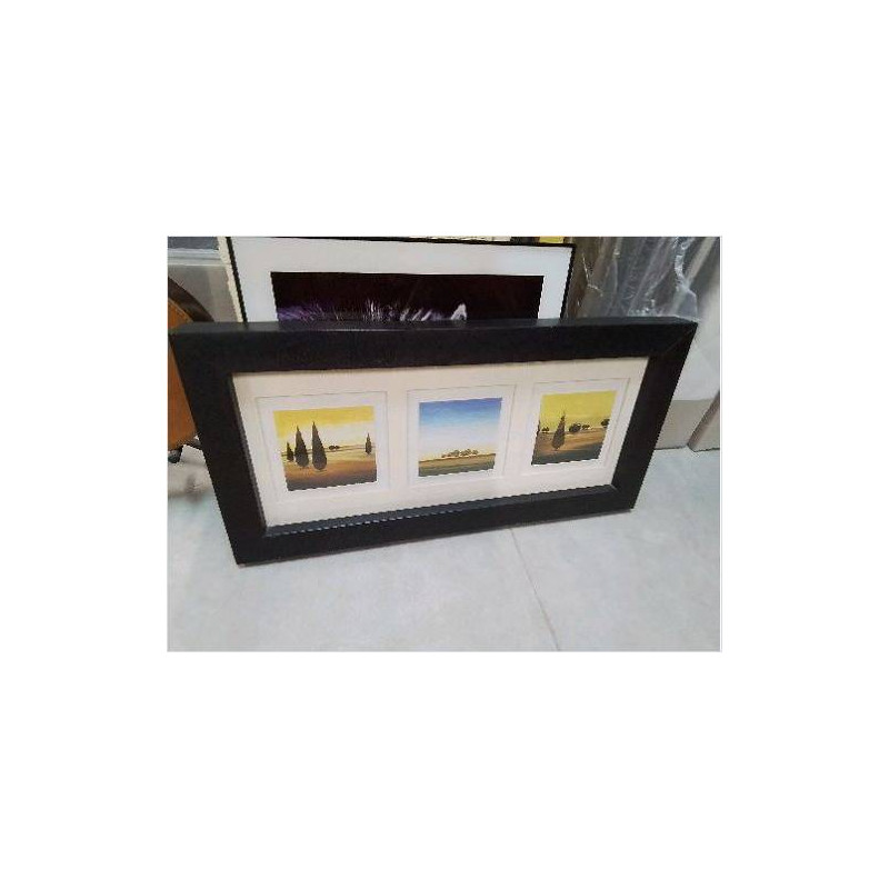 CADRE TRIPTYQUE PEINTURES PAYSAGES