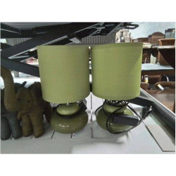 LAMPE GALETS VERTES PM