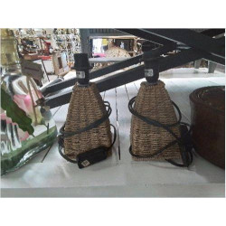 PIED DE LAMPE CHEVET  CORDE PM