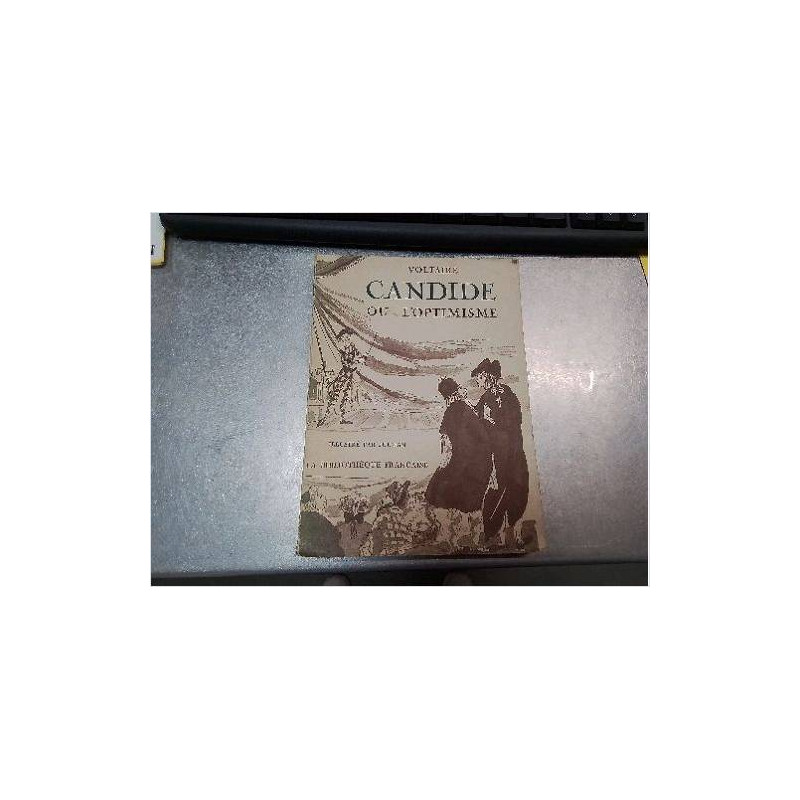 LIVRE CANDIDE OU L OPTIMISME ED BIBLIOTHEQUE FRANCAISE