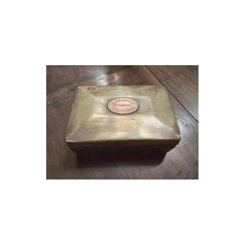 BOITE BOIS DECO REVETEMENT METAL