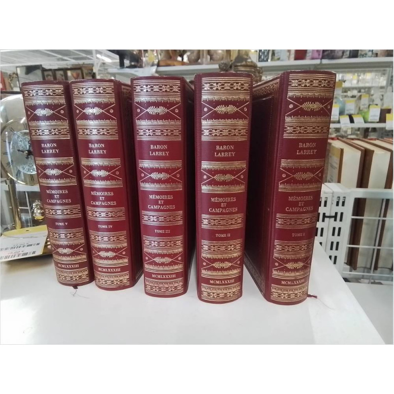 COLLECTION LIVRES MEMOIRES ET CAMPAGNES LARREY