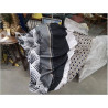 PAIRE RIDEAUX IMPRIMÉ GRIS DORE NOIR BLANC