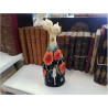 SOLIFLORE DUO DE CHAT ET COQUELICOTS DECOR DU GALION PORCELAINE
