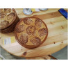 LOT 12 ASSIETTES À HUÎTRES ATELIERS DU REVERNAY FRANCE MARRON
