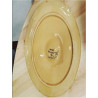 LOT 12 ASSIETTES À HUÎTRES ATELIERS DU REVERNAY FRANCE MARRON