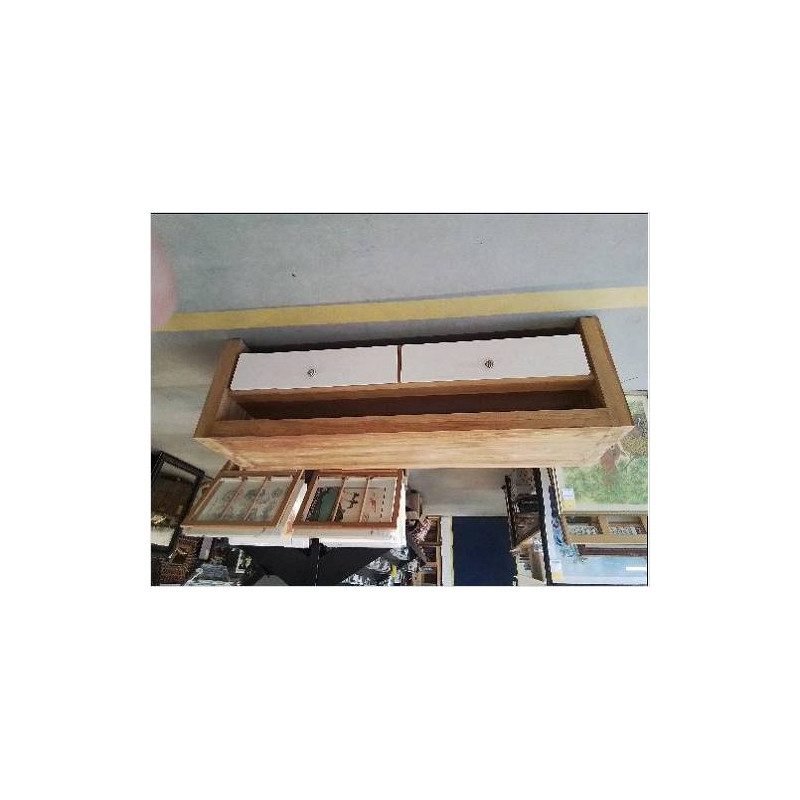 MEUBLE TV TECK 2 TIROIRS 180X47X55