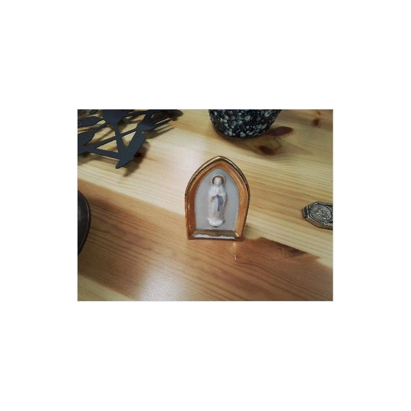ICÔNE/PLAQUE RELIGIEUSE PORCELAINE STE BERNADETTE 