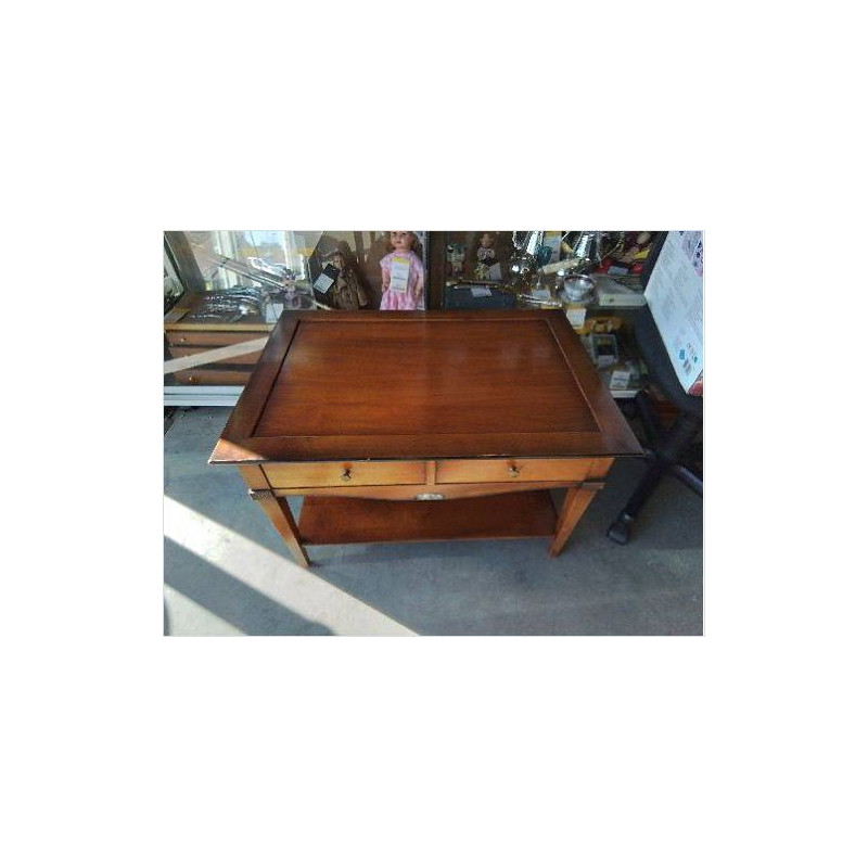 TABLE BASSE MERISIER 78/55CM TIROIR TRANSVERSAL