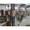 LAMPADAIRE FER FORGE PEINT VERT LANTERNE
