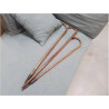 CANNE ANC PIED METAL