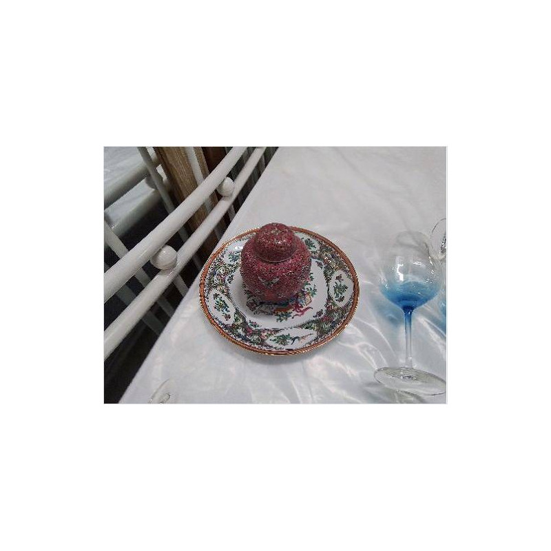 POT CHINOIS ROSE PAPILLON