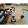 STATUETTE RESINE FEMME ARMANI CAPODIMONTE 1987
