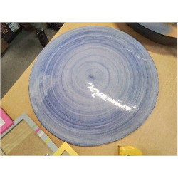 PLAT A TARTE CERAMIQUE BLEU...