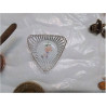 VIDE POCHE TRIANGULAIRE DECOR FLEUR