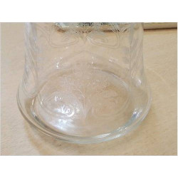 CARAFE GRAVEE FLEURS