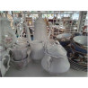 LOT DE 3 PIECES SERVICE À CAFÉ PORCELAINE BLANCHE 