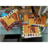 LOT 8 SET  DE TABLE ELEPHANT TISSU