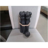JEU DE QUILLES ANC PM GRISES +BOULE EN ACCESSOIRE