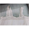 ROBE PM ANC BRETELLES BRODERIE