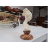 BUSTE FEMME SUR SOCLE PIERRE