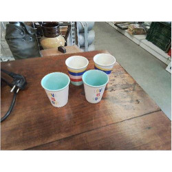 LOT 4 LOVE COLORÉ TASSES