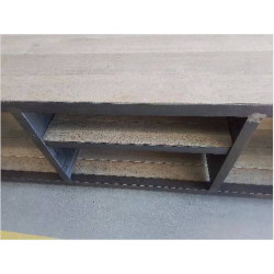 MEUBLE TV CHENE MASSIF METAL 180 X 45 X 52 H