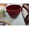 CACHE POT CERAMIQUE ROUGE PM
