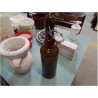 BOUTEILLE VERRE MARRON A BOUCHON 