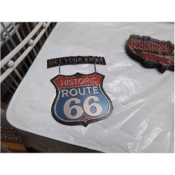 PLAQUE ROUTE 66 GET YOUR KICKS