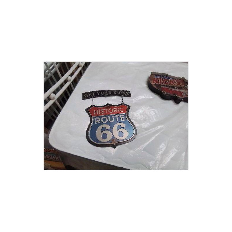 PLAQUE ROUTE 66 GET YOUR KICKS