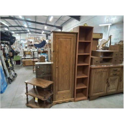 MEUBLE COLONNE ETAGERE PIN...