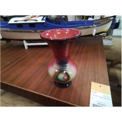 VASE TERRE CUITE ÉMAILLÉ...