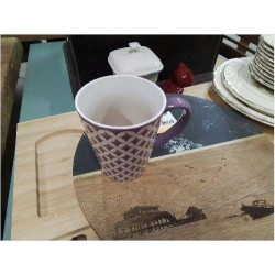 MUG MAUVE BLC 